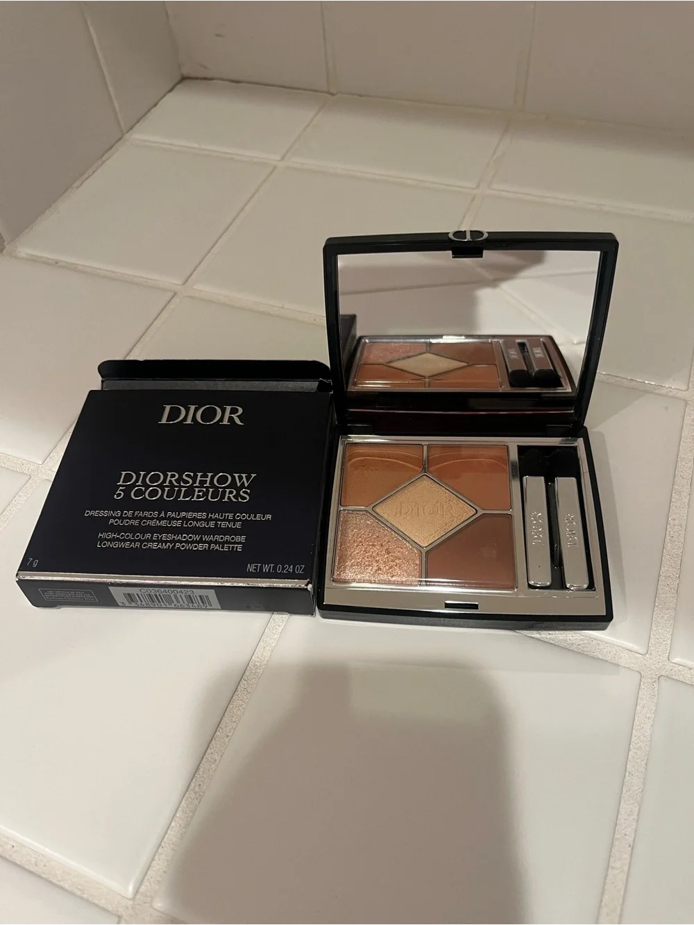 Dior show eye shadow palette amber pearl